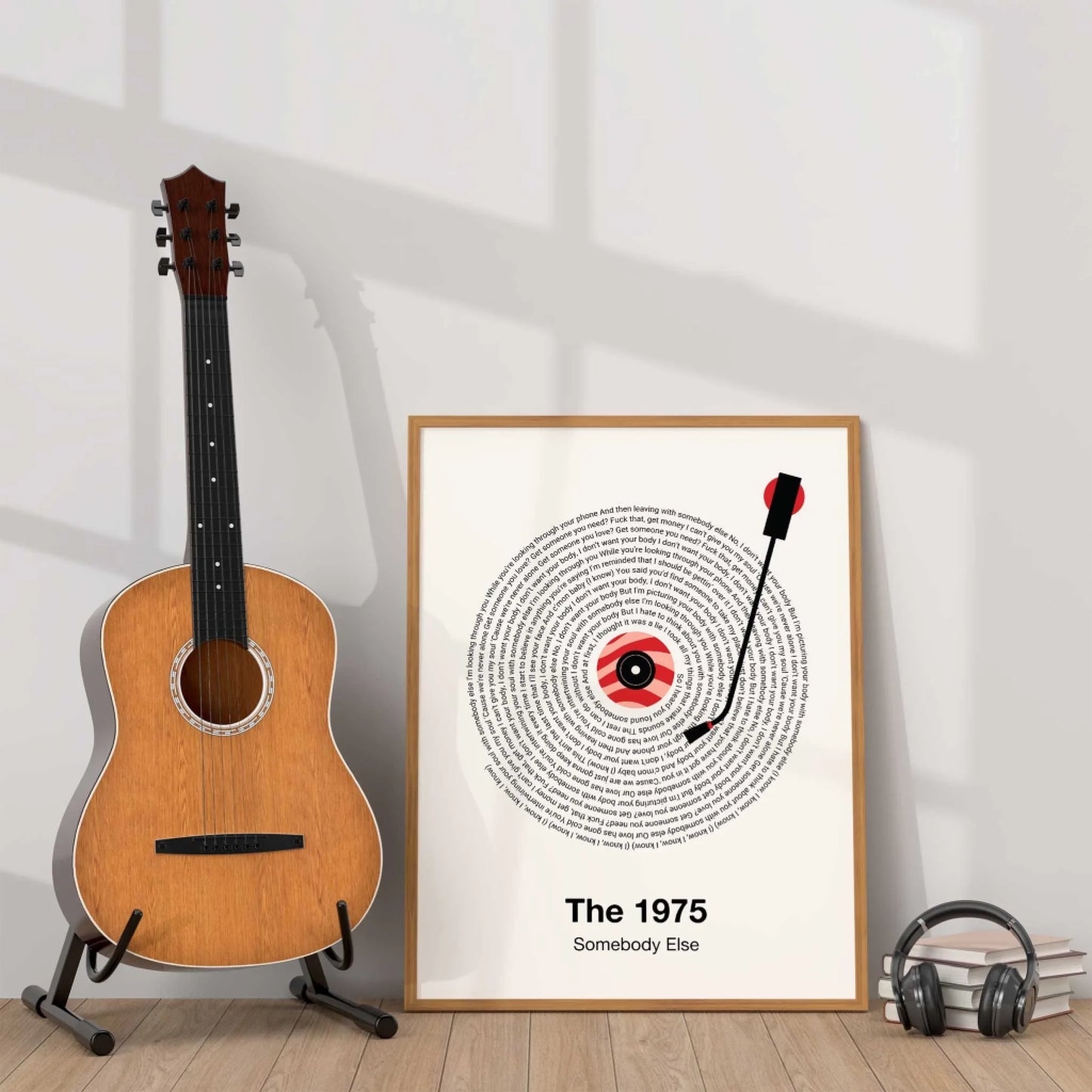 personalised song lyric print