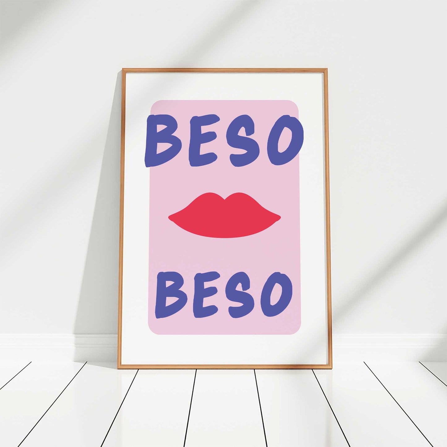 beso beso print mockup trendy lounge