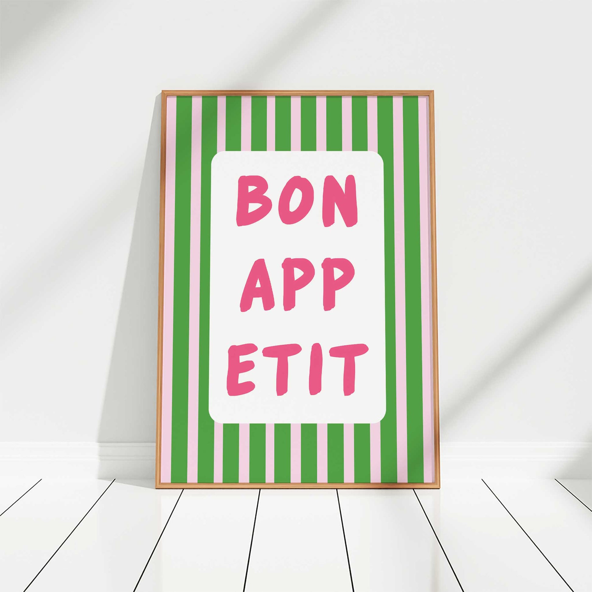 bon appetit print mockup frame kitchen counter