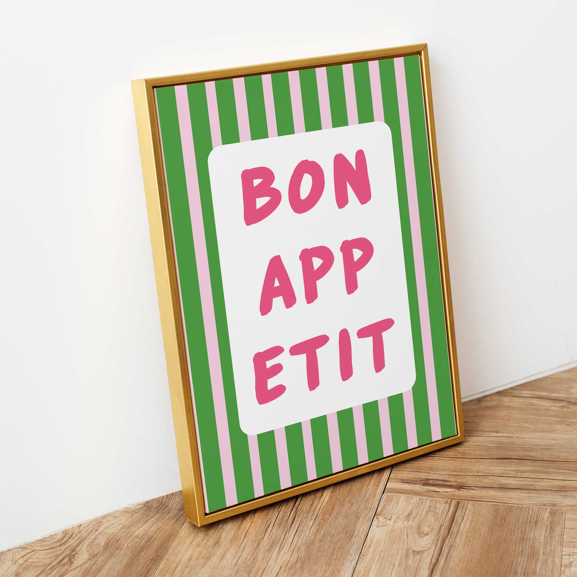 bon appetit print mockup frame kitchen counter