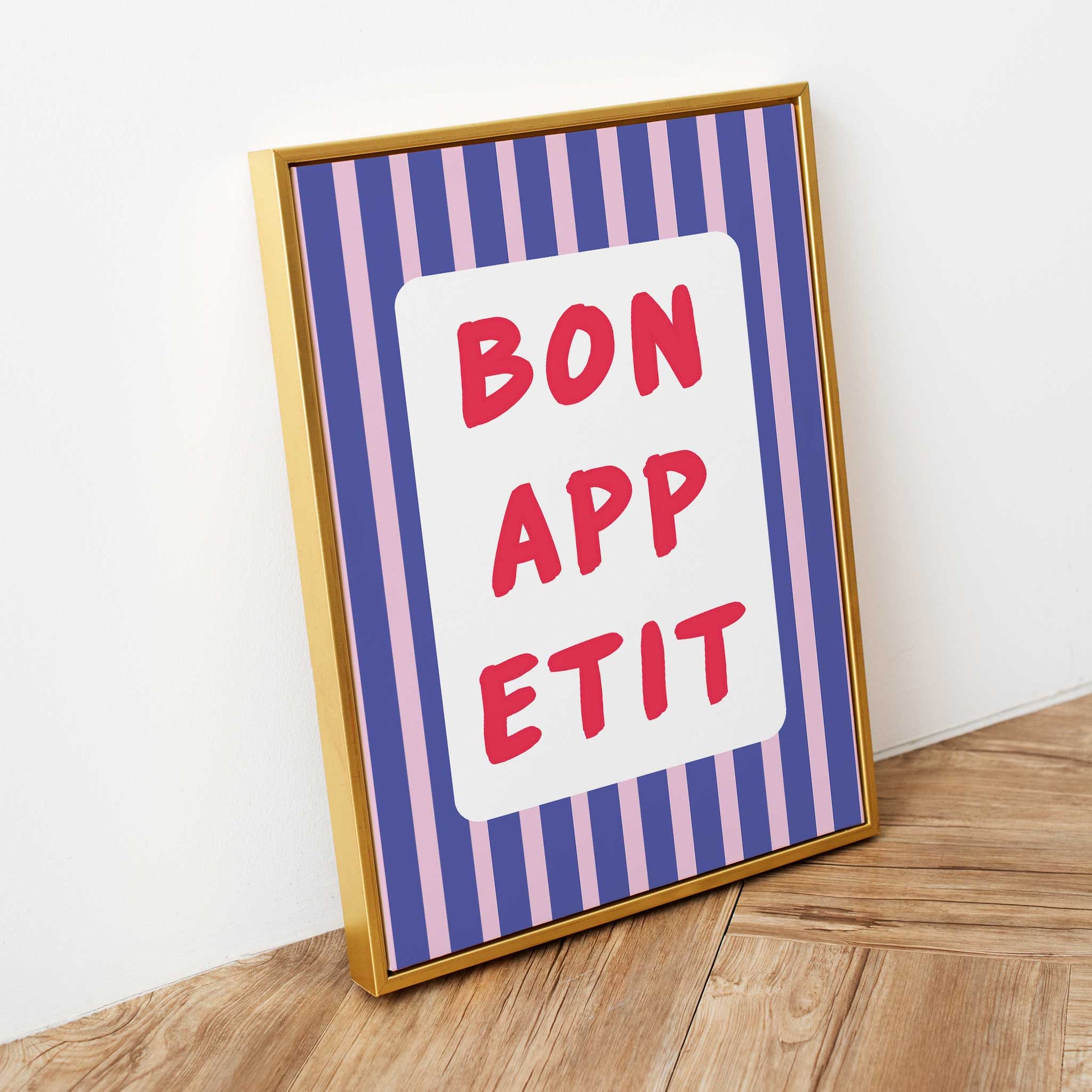 bon appetit print mockup frame kitchen counter