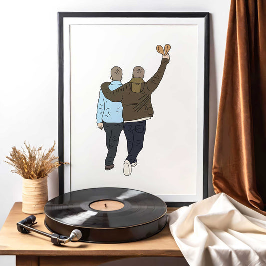 framed print oasis gallagher brothers